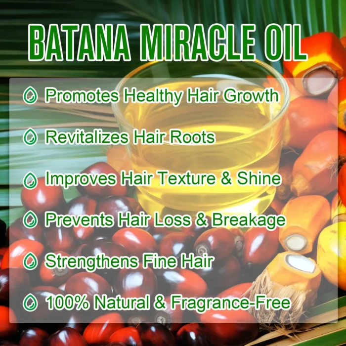 Natural Anti Loss Hair Regrowth Batana Oil 120ml -ALIVER - benefits