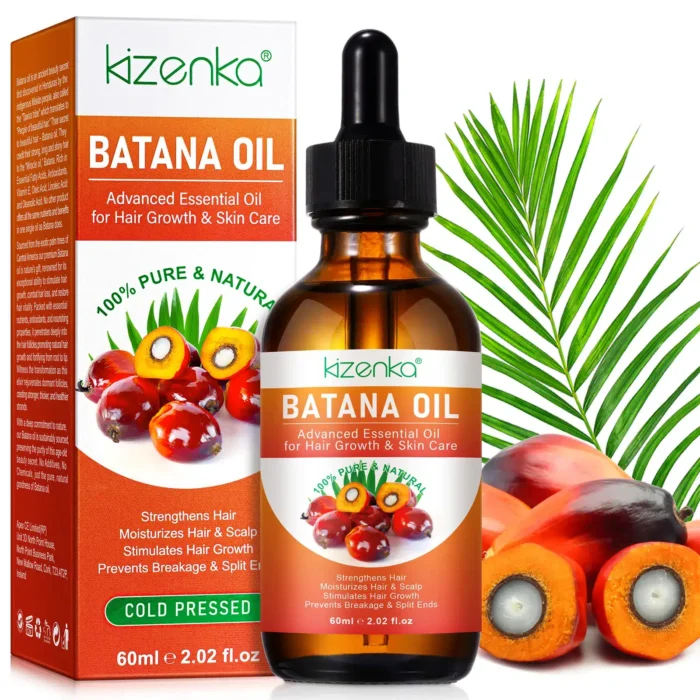 Cold Pressed Honduras Batana Oil for Hair Growth 60ml - Kizenka