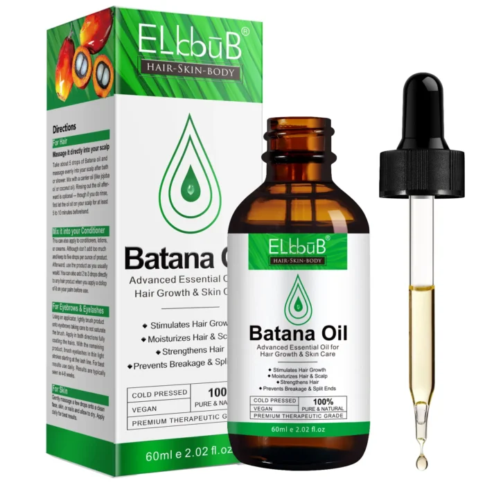 Advanced Essential Organic Batana Oil for Hair Growth 60ml - ELBBUB