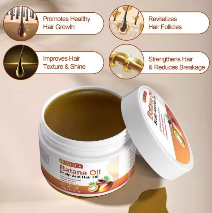 Hualijia Raw Batana Oil Butter for Scalp and Hair 120g