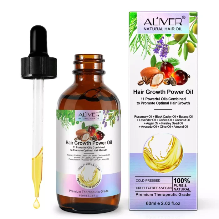 Aliver hair growth power oil 60ml 02