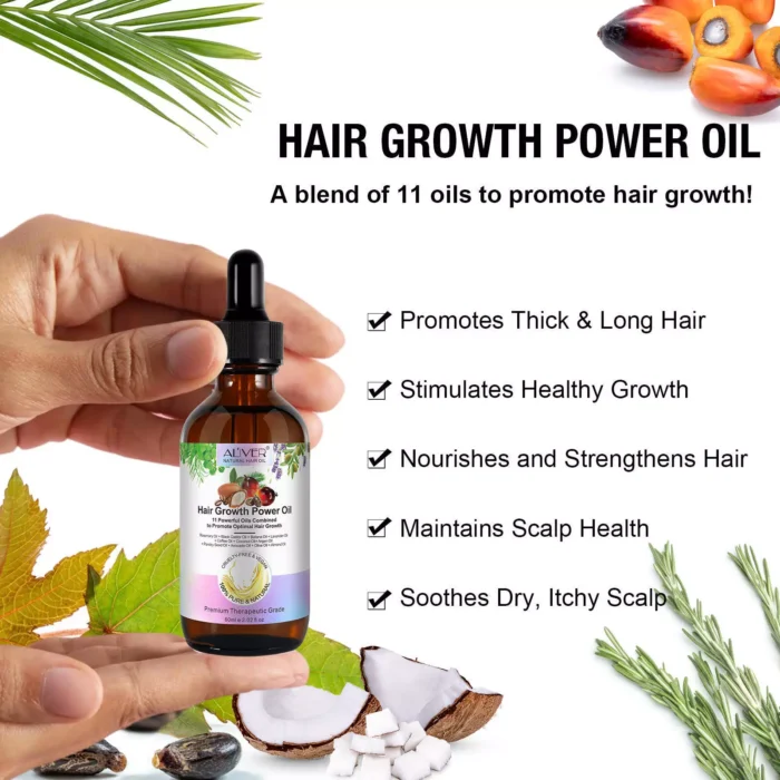 Aliver hair growth power oil 60ml 04