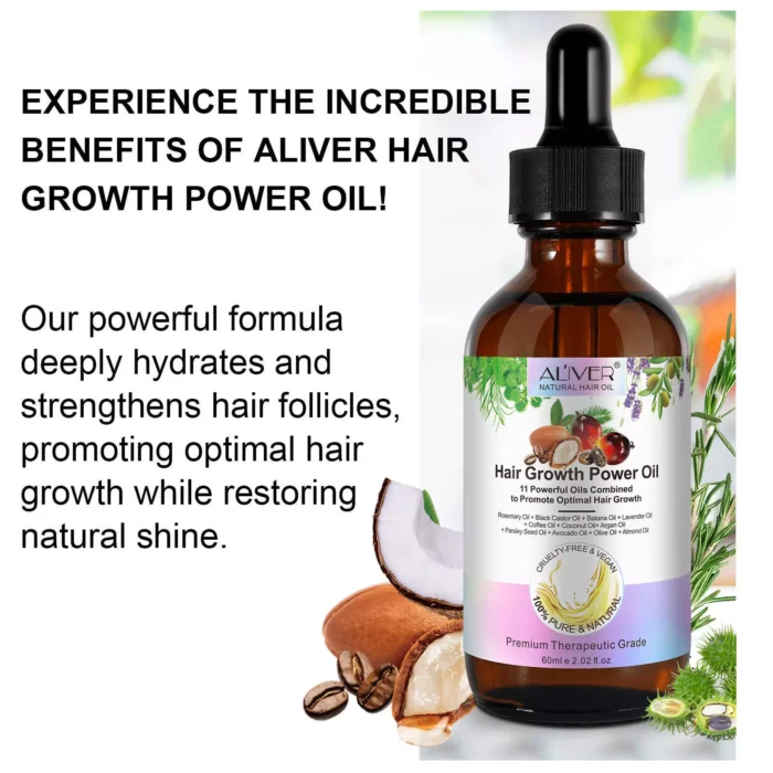 Aliver hair growth power oil 60ml 08