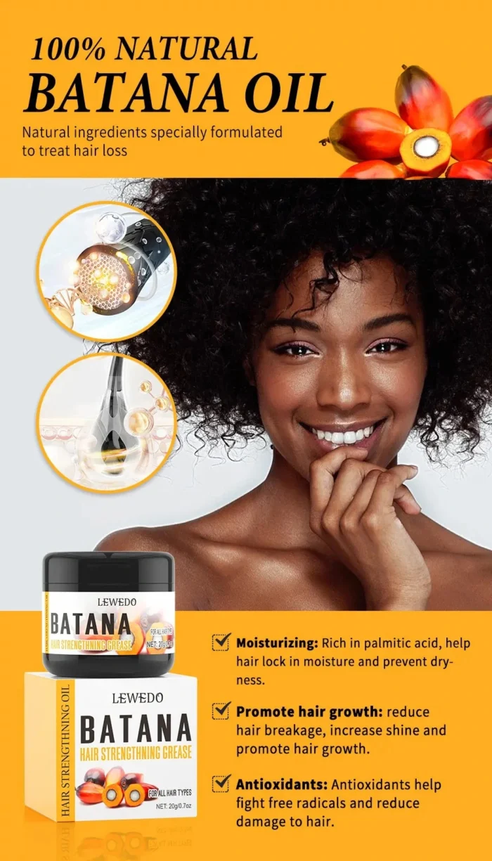 Lewedo Batana Hair Strengthening Grease - 20g