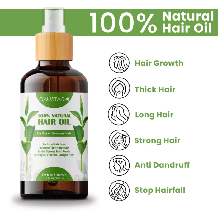 Oaustar Natural Multi Oil Hair Blend 100ml 01